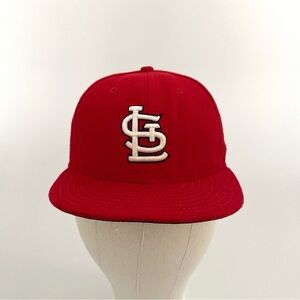 St. Louis Cardinals Red New Era 59FIFTY Fitted Hat Baseball Sports Cap 6 7/8